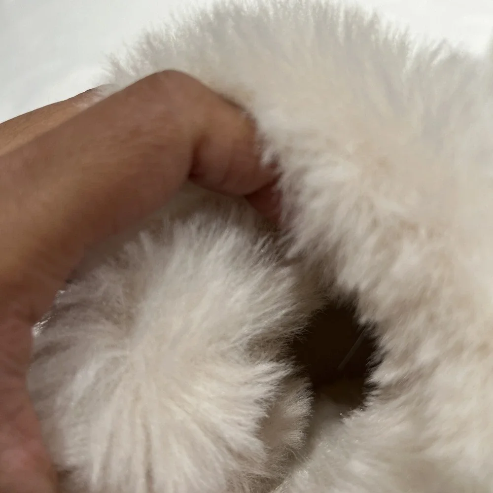 Primark girl fashion boots with fur edge, size‎ 9 Tan gold Color